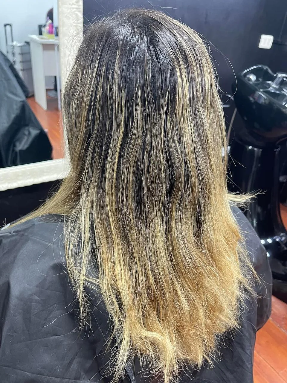 Antes del trabajo capilar 4
