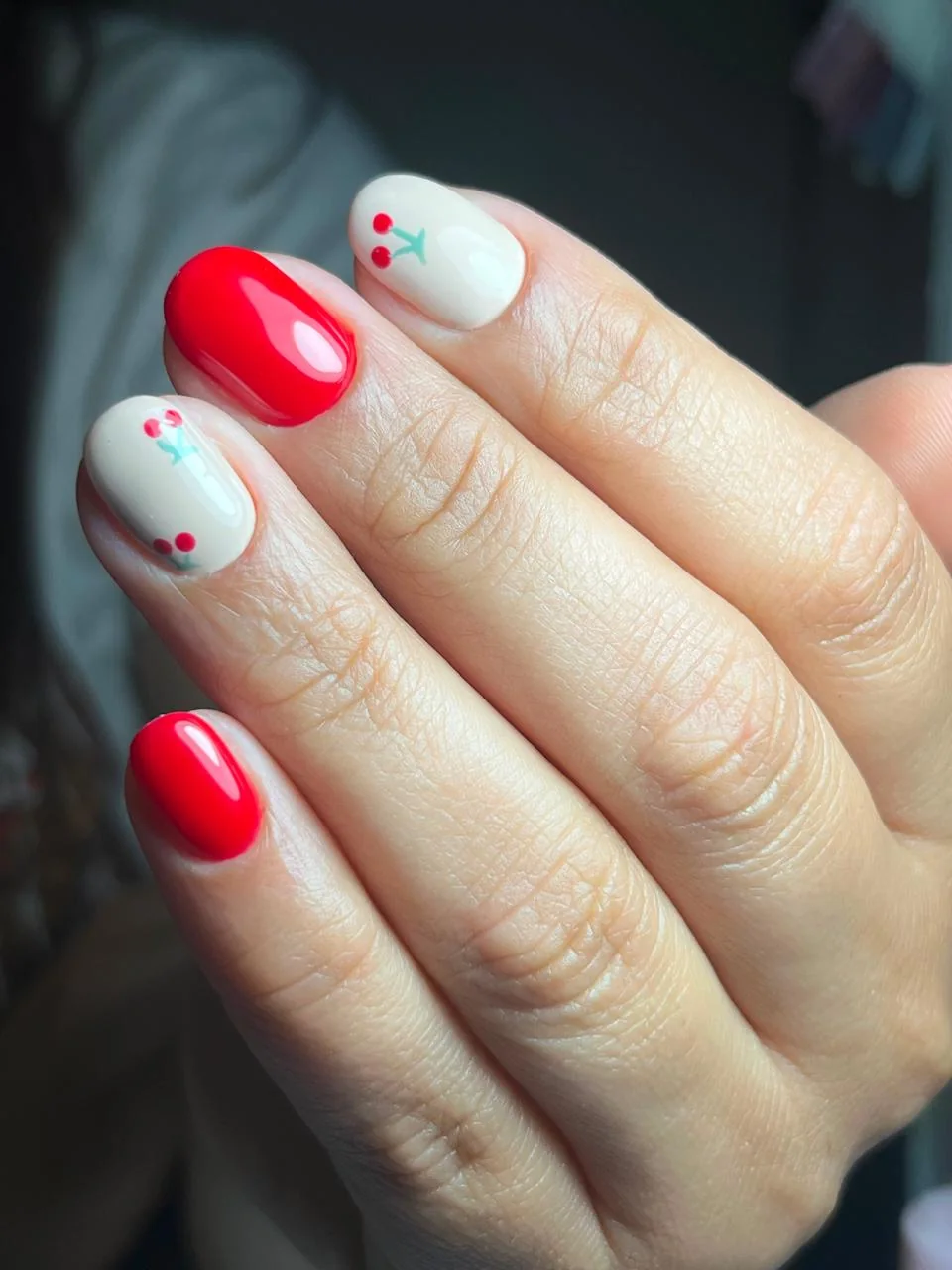 Después del trabajo de uñas 1