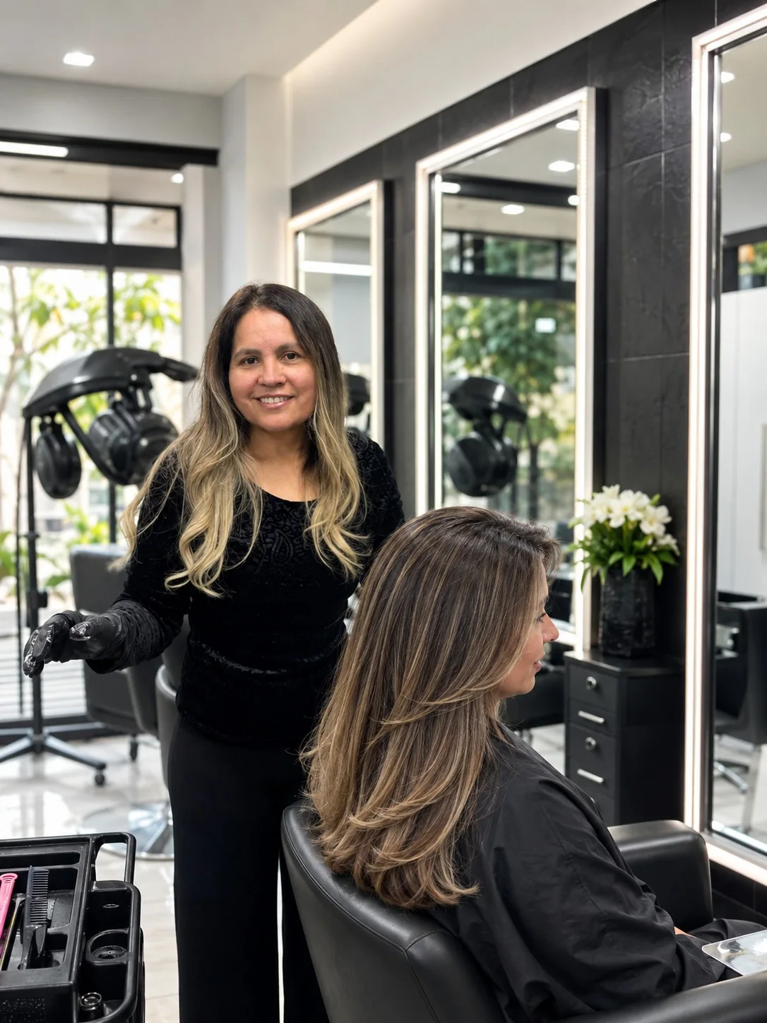 Interior de Emelina Mora · Especialista en Belleza