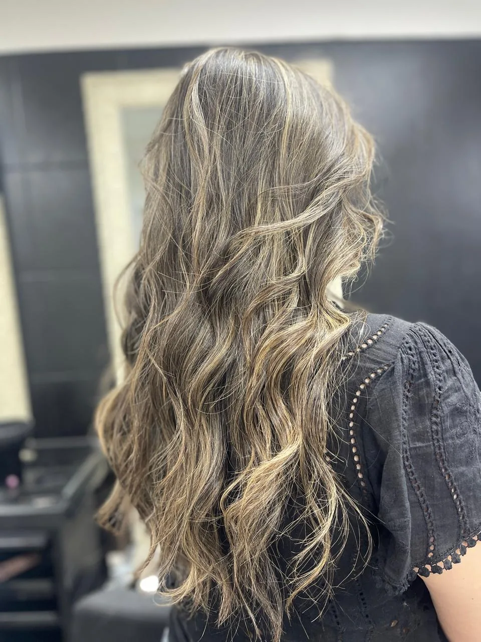 Peinado con ondas